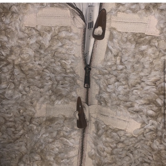 Anthropologie Sherpa faux fur jacket - Picture 4 of 9